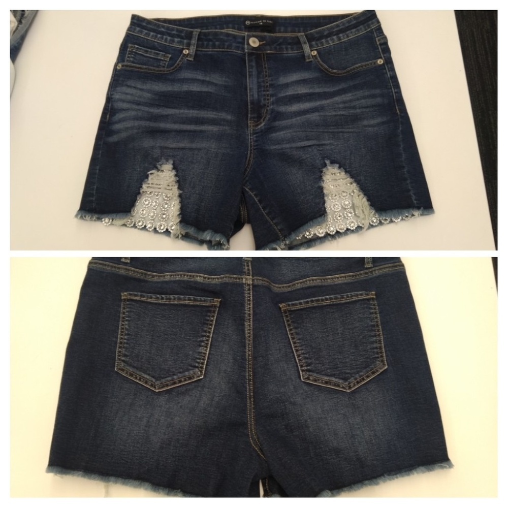 Mid raise short - stretchable